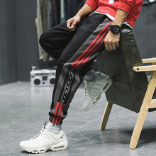 hip hop joggers loose japanese  sweatpants stripe pants men fashion trousers harem gym preppy style casual pants kleding plus 2024 - buy cheap