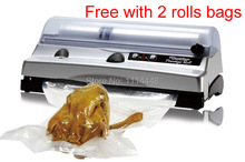 New 2014 Household Vacuum Sealer FoodSaver Food Preserver Vacuum sealing machine + 6 roll bags additional 2024 - buy cheap