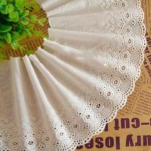 2 Yards Pure White Off White National 00% Cotton Cloth Lace Trim Embroidery  Lace Fabric 15cm Width Free Shipping 2024 - buy cheap