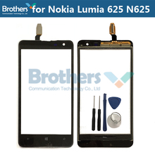 For Nokia Lumia 625 Touch Screen Digitizer Glass with Logo for Nokia N625 Touch Screen Glass Lens Phone Repair Part Test Working 2024 - buy cheap