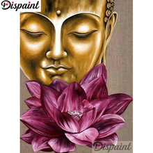 Dispaint Full Square/Round Drill 5D DIY Diamond Painting "Buddha flower" 3D Embroidery Cross Stitch Home Decor Gift A12930 2024 - buy cheap