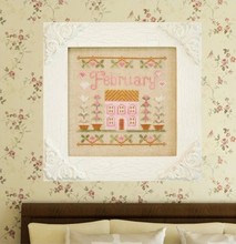 Embroidery Package  Cross Stitch Kits Unopen Luxurious  1 Piece  House for Month February  Free shipping  Luxurious 2024 - buy cheap