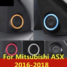 Anillo de Tweeter de aleación de aluminio para coche, accesorios de decoración Interior especiales de audio para Mitsubishi ASX 2016-2018 2024 - compra barato