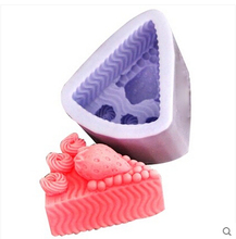 Strawberry Modelling Soap Mold Fondant Cake Decoration Mold Handmade Soap Mold Moulds Silicone Rubber PRZY Eco-friendly Si340 2024 - buy cheap