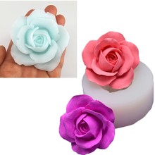 Flexible DIY Candle Crafts Molds Easy Unmold Baking Tools 3D Rose Flower Ball Shaped Handmade Silicone Soap Cake Candle Mold 2024 - buy cheap