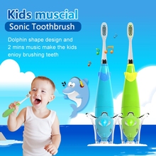 Seago Extra Soft Bristle Electric Toothbrush For Kids Dupont Teeth Brush Head With Music Safe Healthy Best Buy Birthday Gift 2024 - buy cheap