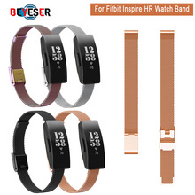 For Fitbit Inspire HR Band Replacement Loop Magnetic Stainless Steel Strap Bracelet Betl for Fitbit Inspire watch Accessories 2024 - buy cheap