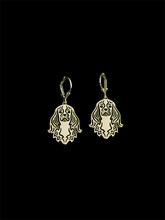 Trendy Cavalier King Charles dog drop earrings gold silver  earrings women fashion jewelry from india bridal earing 2024 - buy cheap