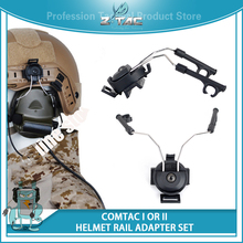 Z-tactical Military Peltor Comtac Headsets Adapter Helmet Rail Connecter Set For COMTAC I COMTAC II Hunting Headphones Gear IPSC 2024 - buy cheap