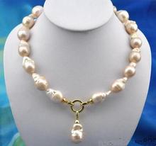 Colgante de collar de perlas, joyería barroca, rosa claro, keshi, reborn, Envío Gratis 2024 - compra barato