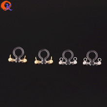 Cordial Design 50Pcs 11*13MM Jewelry Accessories/Earring Stud/Genuine Gold Plating/Copper/DIY Making/Hand Made/Earring Findings 2024 - buy cheap