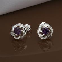 newFree Shipping 925 silver fashion jewelry earring 925 silver earrings wholesale  E436 2024 - buy cheap