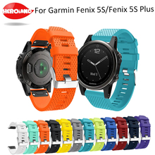 Correa de reloj de 20mm para Garmin Fenix 5S, correa de silicona de liberación rápida, ajuste fácil, para Garmin Fenix 5S/5S Plus 2024 - compra barato