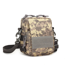 Molle bolsa de ombro com camuflagem militar, bolsa tática de peito esportiva para viagem, escalada, mensageiro 2024 - compre barato