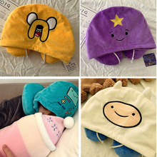 1pc 30cm Adventure Time robot Po Peter plush toy soft U neck pillow with hat stuffed toy baby outdoor travel gift 2024 - buy cheap