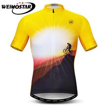 Weimostar Short Sleeve Cycling Jersey Summer Mens MTB Bike Tops Clothing Ropa Ciclismo Racing Quick Dry Bike Bicycle Shirt 2024 - buy cheap