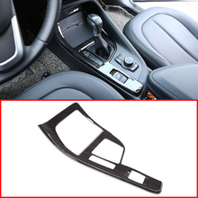 Black Ash Wood For BMW X1 F48 2016-19 ABS Chrome Center Console Decoration Frame Cover Trim For BMW X2 F47 2018 Left hand drive 2024 - buy cheap