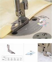 2pcs Industrial Sewing Machine Flat Roller Presser Foot 5.60mm Full Steel 7/32 Crimping Foot 2024 - buy cheap