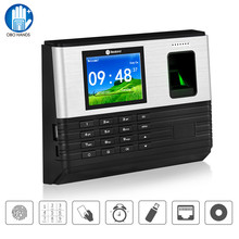 TCP/IP/Wifi 2.8inch Biometric Fingerprint Time Attendance Machine RFID Card Finger print Time Recorder System, Support Battery 2024 - buy cheap