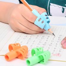 3 Pcs /Lot Double Finger Pen Silicone Baby Learning Writing Tool Correction Device Pencil Stationery Children's Educational Toy 2024 - buy cheap