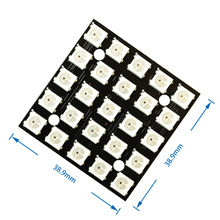 WS2812 светодиодный 5050 RGB 5x5 5*5 25 светодиодный Матрица для Arduino 2024 - купить недорого