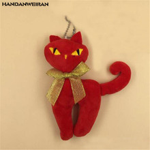 1PCS Mini Gold Eye Plush Cat Toys Small Pendant Personality Soft Stuffed Cool Cats Toy Kids Gifts 15CM HANDANWEIRAN 2024 - buy cheap