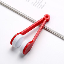 Glasses Eyeglass Cleaner Brush Microfiber Spectacles Cleaner RED Brush Cleaning Tool hot sale Multi-Function Portable 2024 - buy cheap