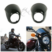 Яркий черный экран обтекателя фары для Harley Street XG 500 XG750 2014-2017 2016 2024 - купить недорого