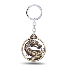 MS JEWELS 3D Cool Gragon Game Mortal Kombat Keychain Metal Key Rings For Gift Chaveiro Key Chain Jewelry 2024 - buy cheap