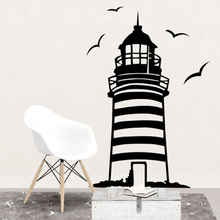 Lighthouse Seagull Wallpaper Removable Wall Stickers for Living Room Home Decoration Vinyl Wall Decals Bedroom Art Sticker YY248 2024 - buy cheap