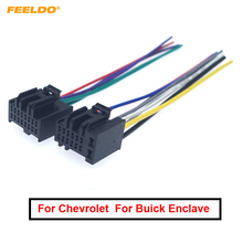 Feeldo-adaptador para instalação de áudio estéreo de carro, adaptador de chicote de fiação para chevrolet captiva, invólucro silverado, cabo de rádio cd/dvd para chevrolet 2024 - compre barato