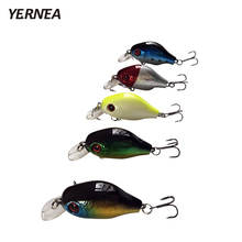 Yernea 5 pçs/lote 7.5g iscas de pesca duro isca enfrentar isca de peixe crankbait artificial lifelike iscas carpa pesca minnow wobblers 2024 - compre barato