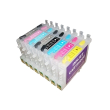 UP 2sets T0591 - T0599 empty refillable ink cartridge compatible for Epson Stylus Photo R2400 2400 printer with ARC chip 2024 - buy cheap