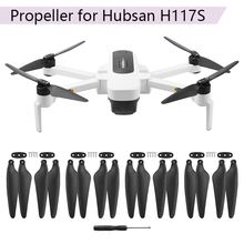Hélice dobrável de liberação rápida, 1/2/4 pares para base de chave de parafuso para hubsan zino h117 s, adereços, lâminas de chaves de aeronave rc, acessórios para drones 2024 - compre barato