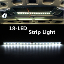 Barra de luz LED Universal para maletero de coche, iluminación Interior de tira de luz LED de coche SMD, color blanco, 18 lámparas, 12v, 30cm, 1 unidad 2024 - compra barato