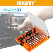 JAKEMY-Juego de destornilladores para ordenador portátil, kit de herramientas de reparación profesional para teléfono móvil, modelo electrónico de reparación DIY, JM-8150 2024 - compra barato