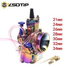 ZSDTRP 21 24 26 28 30 32 34mm Motorcycle PWK Carburetor Carburador with Power Jet  50-250cc 2/4T Engine Scooter Dirt Pit Bike 2024 - buy cheap