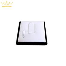 Free Shipping Wholesale 20 pieces Ring Card Jewelry Display Ring Display Tower in White and Black 2024 - buy cheap