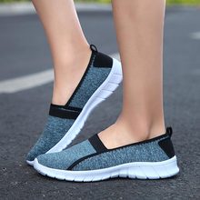 Mother shoes woman 2020 new comfortable walking sneakers Soft lighted women shoes flat bottom elderly casual shoes plus size 2024 - buy cheap