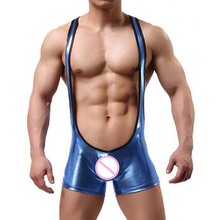 Camiseta masculina bronzeando sexy roupa interior corpo shaper bodysuits wrestling singlet collant fitness corpo macacão para homem 2024 - compre barato