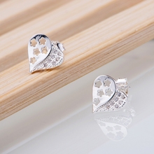 cordiform pentacle silver plated earrings 925 jewelry for women silver earrings LQ-E393 THZHBBRJ 2024 - buy cheap