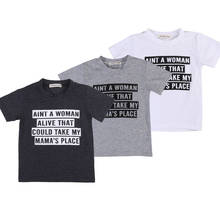 Детская футболка с принтом Одежда для маленьких мальчиков топы, футболка с короткими рукавами хлопковые летние футболки, топы, одежда От 1 до 5 лет для мальчиков 2024 - купить недорого