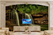 Водопады США водопад Западная Вирджиния природа обои, ресторан столовая комната ТВ Диван стена спальня кухня обои фрески 3d 2024 - купить недорого