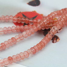 New 4x6mm pink watermelon tourmaline abacus shaped loose beads 15inches  DIY suitable for female jewelry making 2024 - buy cheap