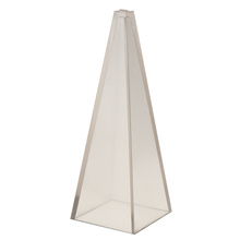 Molde de pirâmide, 50x50mm / 1.97x5.91 ''altura 150mm/ 5.91 polegadas, moldes de velas em plástico para fazer velas, sabão, artesanato 2024 - compre barato