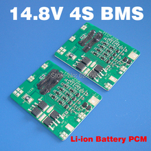 Free shipping 14.8V 4S 10A BMS PCM for 4S 3.7V 18650 battery pack working current 10A Charging Voltage 16.8V 2024 - buy cheap