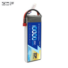 ZDF lipo батарея 7,4 в 10000 мАч Lipo 2S 25C 50C RC аккумулятор для 1/8 1/10 автомобиля RC лодка вертолет Квадрокоптер лодка автомобиль 2024 - купить недорого