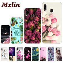 6.4'' Flower Case For Samsung Galaxy A30 Case Silicone Soft TPU Cover Bumper For Capa Samsung A20 A 30 A305F SM-A305F Phone Case 2024 - buy cheap