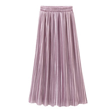 Vintage Skirts Womens Elastic High Waist Tulle Mesh Skirt Long Pleated Tutu Skirt Female 2021 Spring Summer Jupe Longue #BL3 2024 - buy cheap