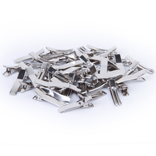 Lot Of 50 Pcs Wholesale Blank Double Prong Metal Teeth Alligator Barrette Hair Clips Headwear DIY Accessories 35mm 2024 - buy cheap